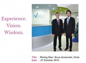 Rising Star: Goce Armenski, iVote